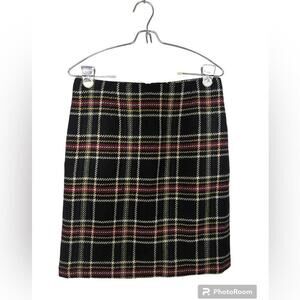 Talbots Women’s Skirt Petite Wool Plaid Lined Mini Lined